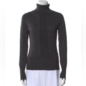 Milly of New York Charcoal Turtleneck Sweater